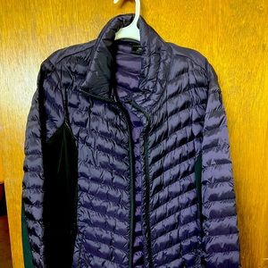 Womens purple light puffer